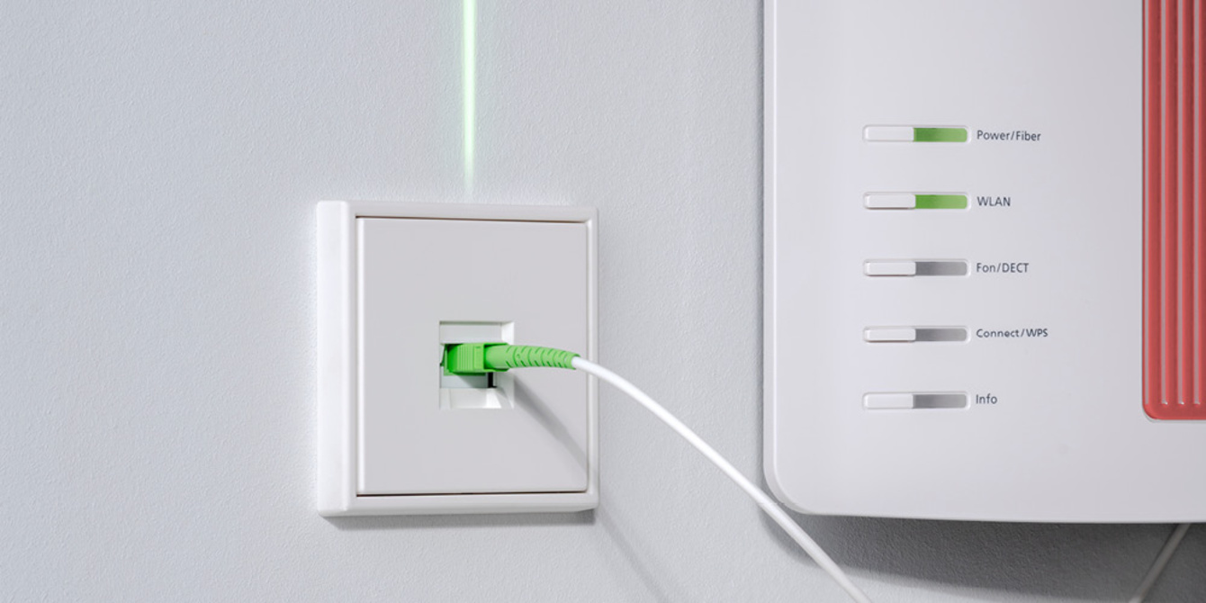 Die neuen Glasfaser-Anschlussdosen bei Beckel Elektrotechnik in Rosbach