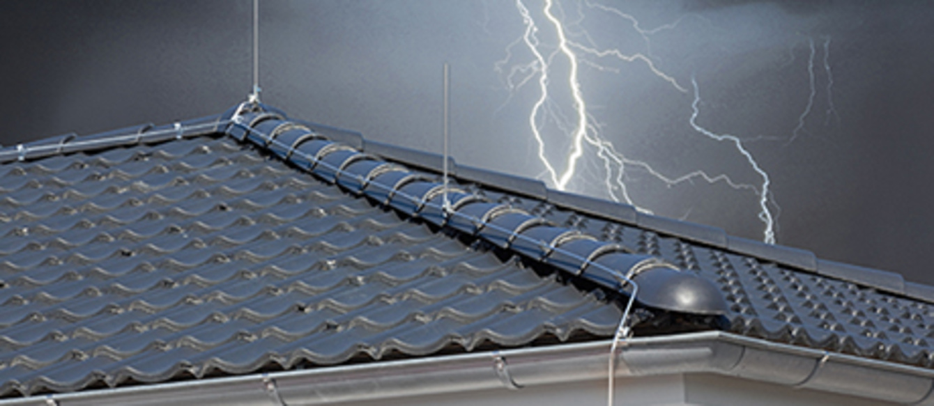 Äußerer Blitzschutz bei Beckel Elektrotechnik in Rosbach